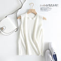 Women Vest Slim Fit Slimming Thin Knitted Vest